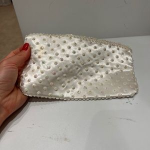 Vintage K Gimbel Beaded Clutch